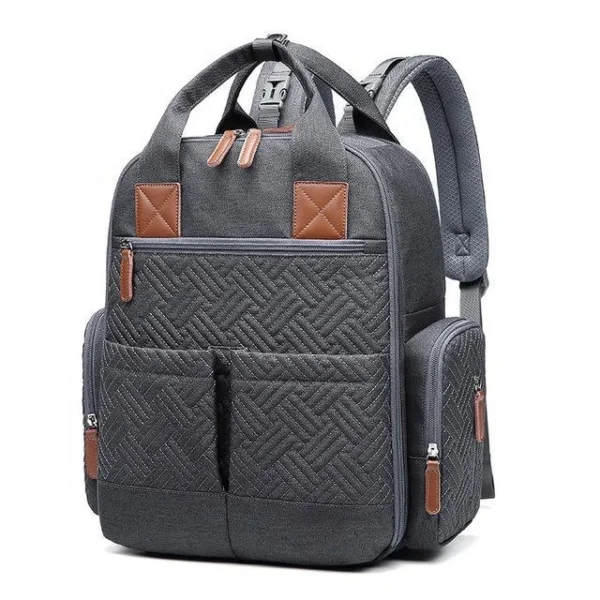high-quality Diaper Nappy Bag Backpack With Changing Station Large Capacity Waterproof Bag Foldable Baby Bed Maternity Mummy - Image 6