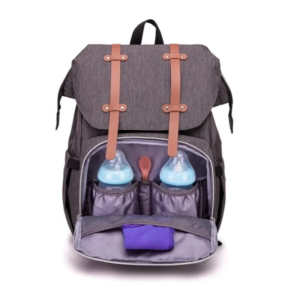 Wholesale Waterproof Baby Diaper Bag Backpack for Mummy Nappy Nursing back pack Fashionable Custom Logo Maternity - Image 2