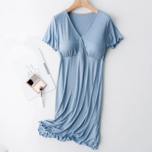 Maternity Breastfeeding Nightwear Nursing Pajama Sets Sleepwear Pregnancy Pyjama - Image 2