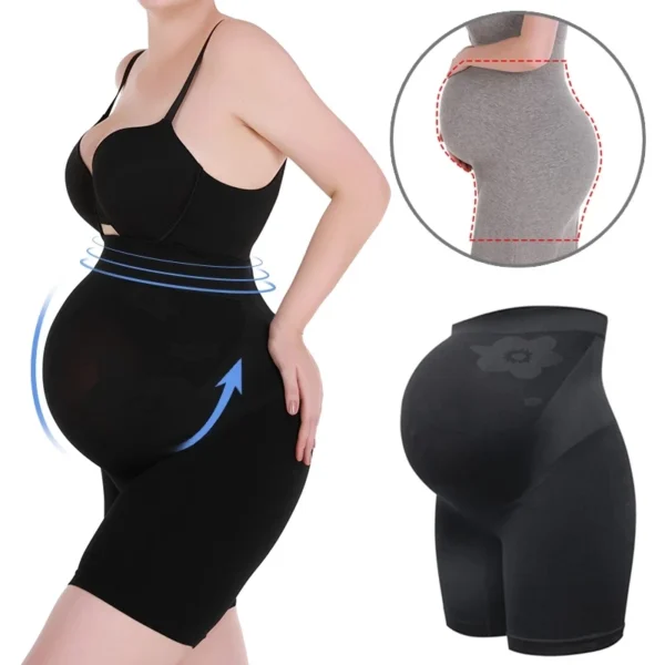 Maternity shapewear compression legging pregnant pants with factory price plus size