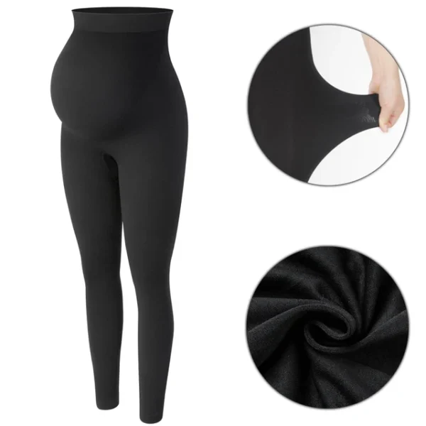 Maternity shapewear compression legging pregnant pants with factory price plus size - Image 2