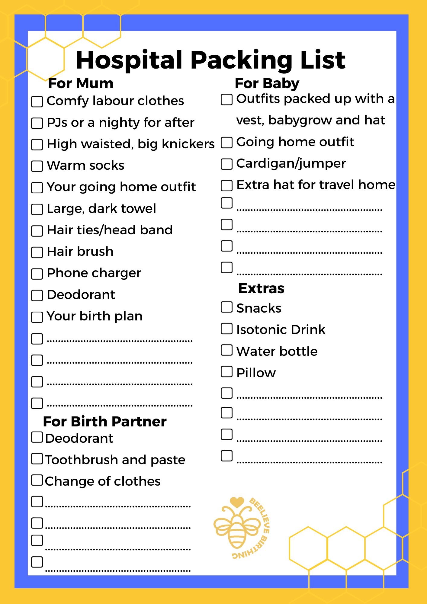 Pre-Packed Hospital Bag (Ready-to-Go) - Image 5